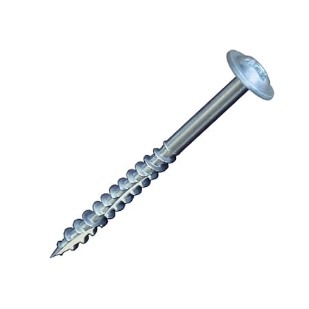 Csh Wood Screw, #10, 2-1/2 in, Zinc Plated Stainless Steel Flange Round Head 1500 PK 0.RWCC10212Z27